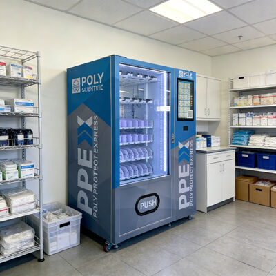 Smart PPE Vending Machine with Employee Management System & IC/ID Card Access