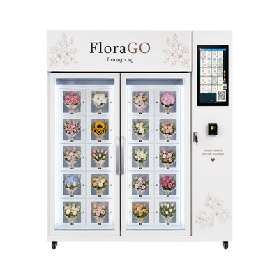 Máquina expendedora de flores máquina expendedora de flores diseñada para áreas de alto tráfico que requieren ventas rápidas y frescas de flores