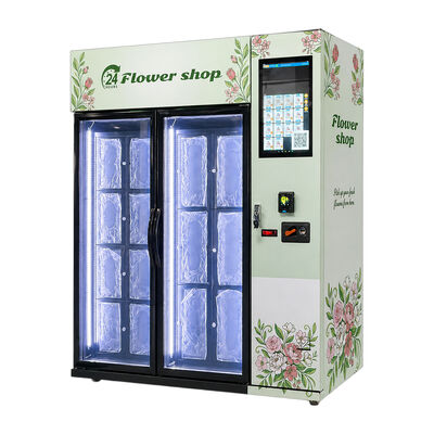 Máquina expendedora de flores que proporciona soluciones convenientes de acceso y recogida de flores, perfectas para aeropuertos, centros comerciales y ubicaciones urbanas.