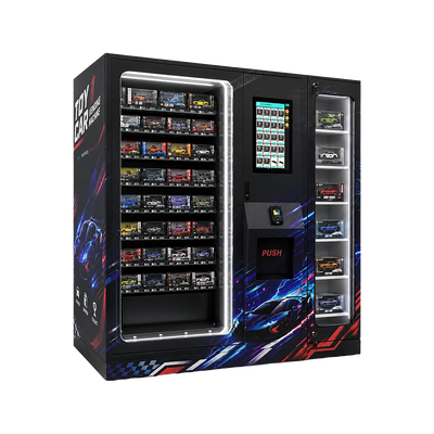 Máquina expendedora de juguetes con gabinete de visualización transparente para ventas automatizadas de automóviles de juguete y experiencia minorista mejorada
