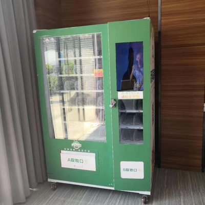 Máquina expendedora del transportador de la capacidad 337-662/máquina expendedora de la fruta de las verduras de ensalada con el elevador