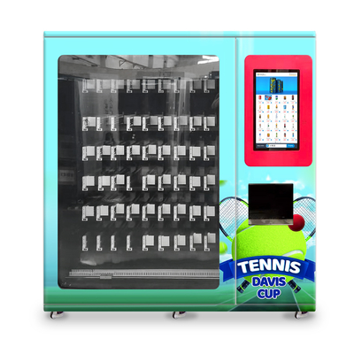La máquina expendedora de la pelota de tenis con el elevador y la función ajustable de la anchura del canal, deportes adapta vender, micrón