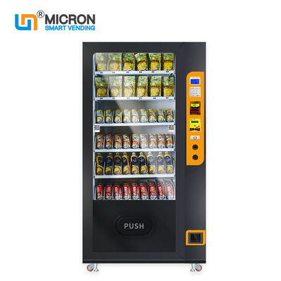 El micrón vuelve a llenar la máquina expendedora de Smart que hacen compras 24 horas fuente de escuela