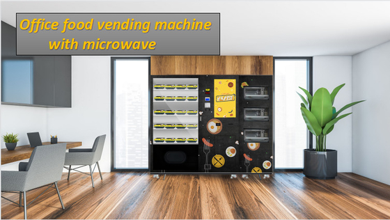Máquina expendedora elegante de la fiambrera inmediata con la microonda Oven Micron Smart Vending
