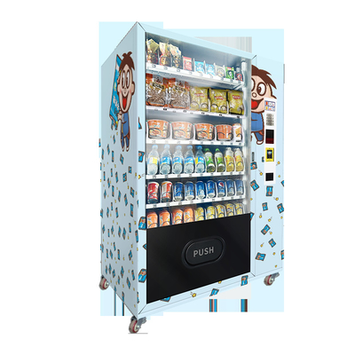 Bocados y máquina expendedora baratos de las bebidas con el sistema del teclado y de refrigeración