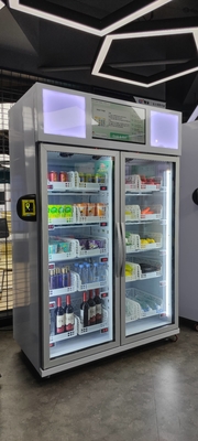 la máquina expendedora del helado 220V para las comidas bebe el refrigerador que vende elegante