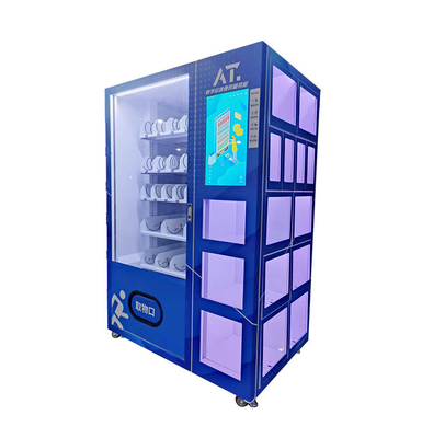 Máquina expendedora combinada con máquina expendedora de productos PPE de bocadillos de casillero con pantalla táctil para bebidas