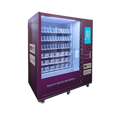 Máquina expendedora de los snacks de la pantalla táctil de 22 pulgadas con el sistema del elevador